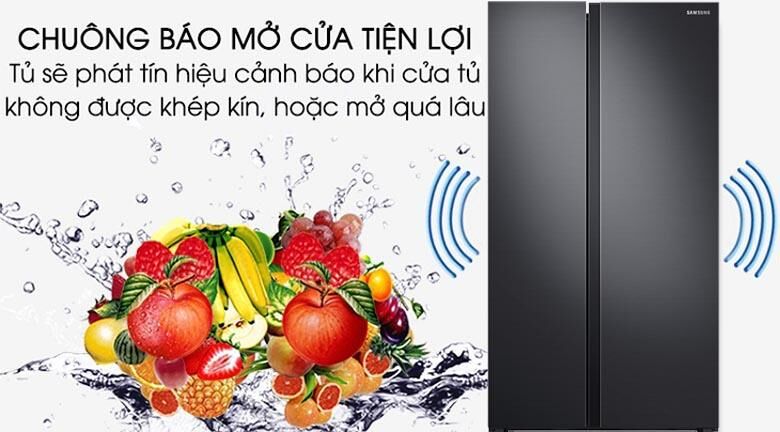 tủ lạnh samsung inverter 647 lít rs62r5001b4