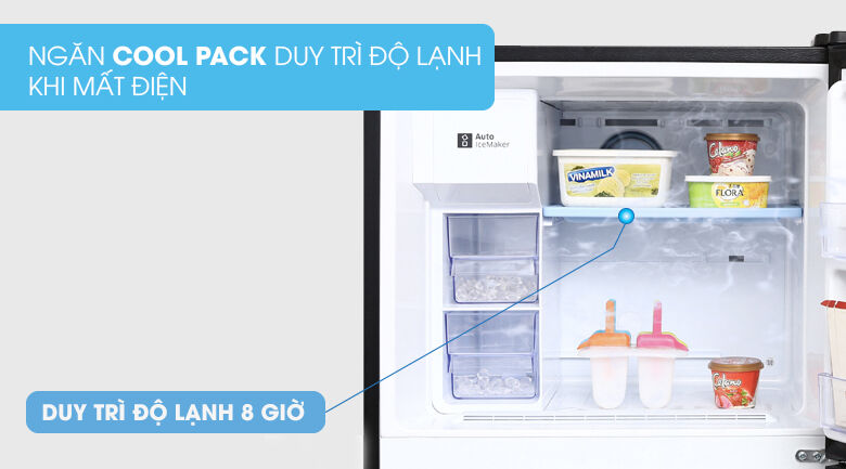 cool pack - tủ lạnh samsung inverter 360 lít rt35k5982dx/sv