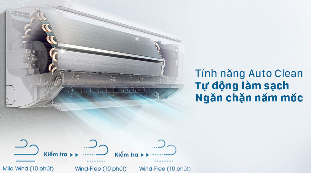 máy lạnh samsung inverter 1.5 hp ar13tyhycwknsv - auto clean