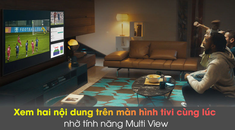 multi view - smart tivi samsung 4k 43 inch ua43au8100