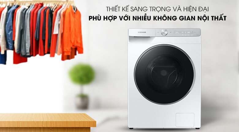 máy giặt samsung ww10tp44dsh/sv - thiết kế