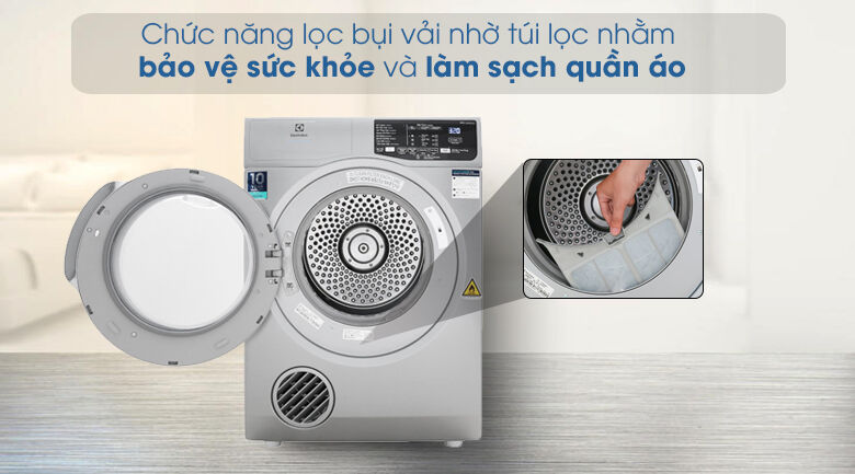 Chức năng lọc bụi vải nhờ túi lọc nhằm bảo vệ sức khỏe và làm sạch quần áo chức năng lọc bụi vải nhờ túi lọc nhằm bảo vệ sức khỏe và làm sạch quần áo