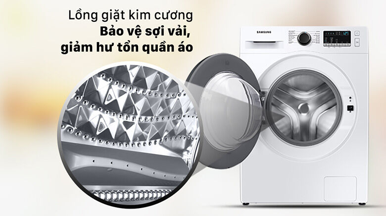 lồng giặt-máy giặt samsung inverter 9.5 kg ww95t4040ce/sv lồng ngang