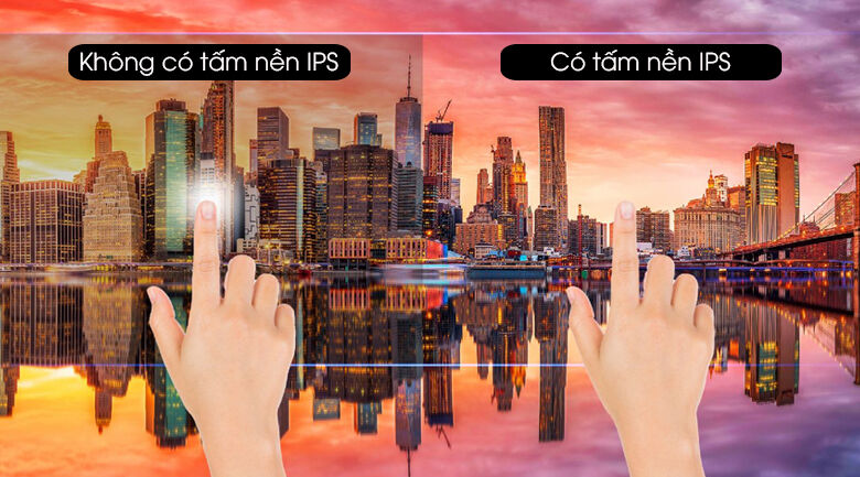 màu sắc hình ảnh rõ nét, rực rỡ từ mọi góc nhìn nhờ tấm nền ips - smart tivi casper 43 inch 43fx6200