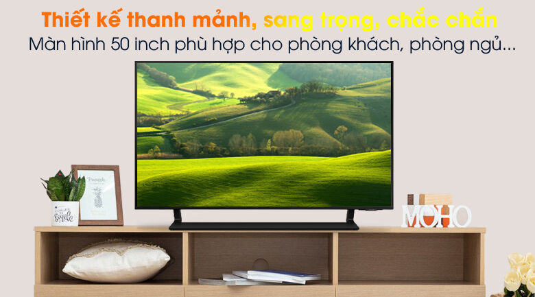 smart tivi qled 4k 50 inch samsung qa50q65a - thiết kế