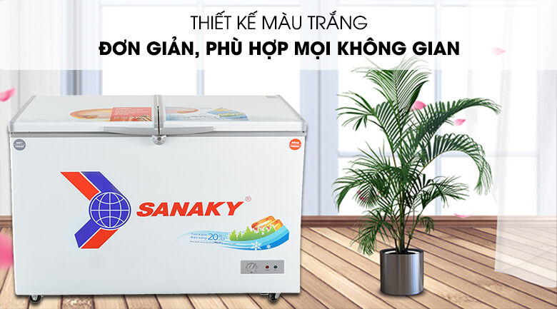 thiết kế đơn giản, dễ sử dụng - tủ đông sanaky vh-3699w1
