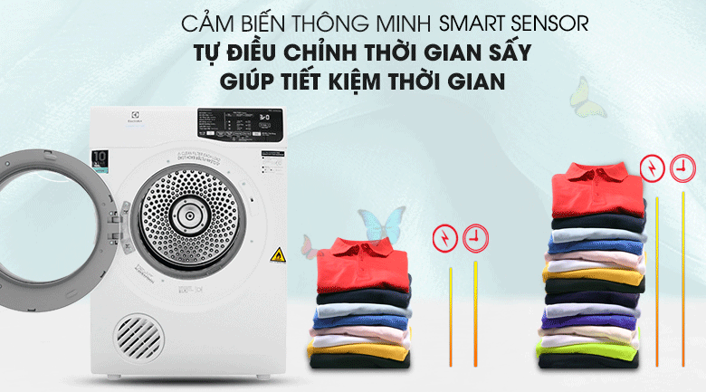 cảm biến smart sensor - máy sấy electrolux 7 kg edv705hqwa