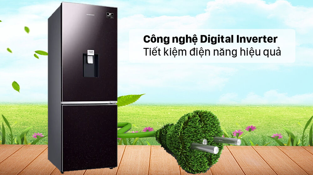 tủ lạnh samsung inverter 307 lít rb30n4190by/sv - tiết kiệm điện năng