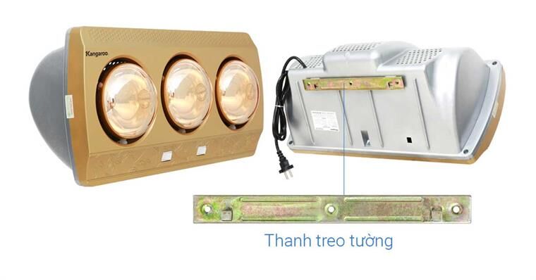 đèn sưởi 3 bóng