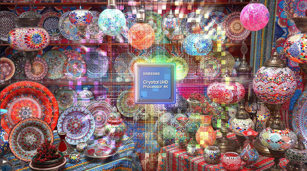 smart tivi samsung 4k 60 inch ua60bu8000 - nâng cấp chất lượng hình ảnh