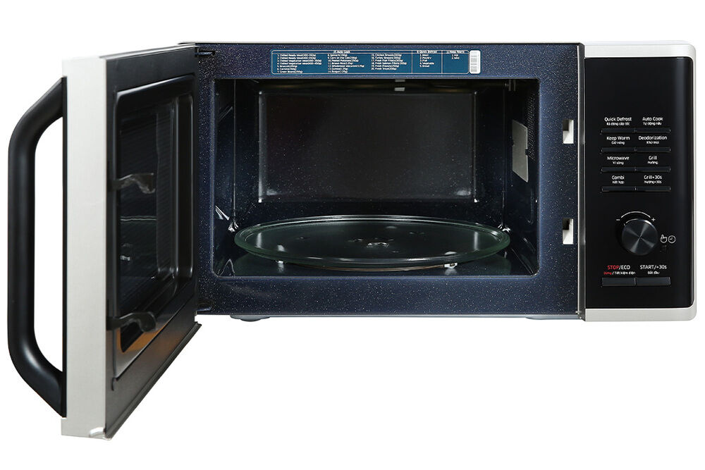 thiết kế - lò vi sóng có nướng samsung mg23k3515as/sv 23 lít