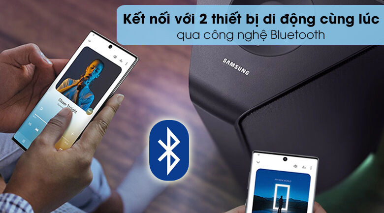 loa tháp samsung mx-t70/xv - kết nối bluetooth