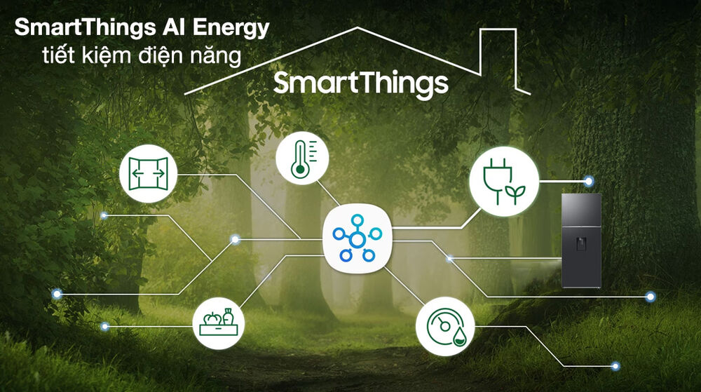 tủ lạnh samsung inverter 382 lít rt38cg6584b1sv - công nghệ tiết kiệm điện