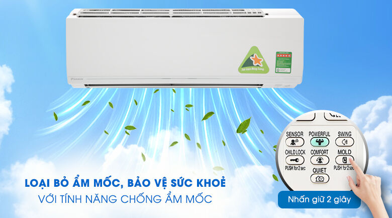 tính năng chống ẩm mốc