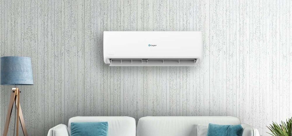 máy lạnh casper 1.5 hp sc-12fs33 có thiết kế hiện đại, tùy chọn bật tắt đèn hiển thị