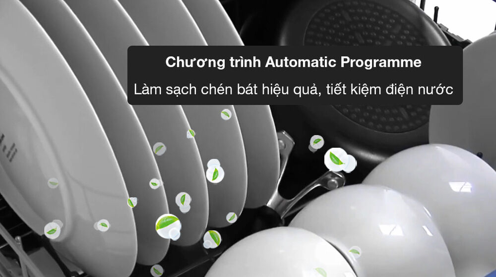 máy rửa chén bosch sms4eci14e - •chương trình tự động automatic programme làm sạch chén bát hiệu quả, tiết kiệm điện nước