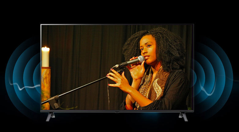 smart tivi lg 4k 43 inch 43up7550ptc - tối ưu hóa âm thanh theo nội dung giải trí qua công nghệ al sound