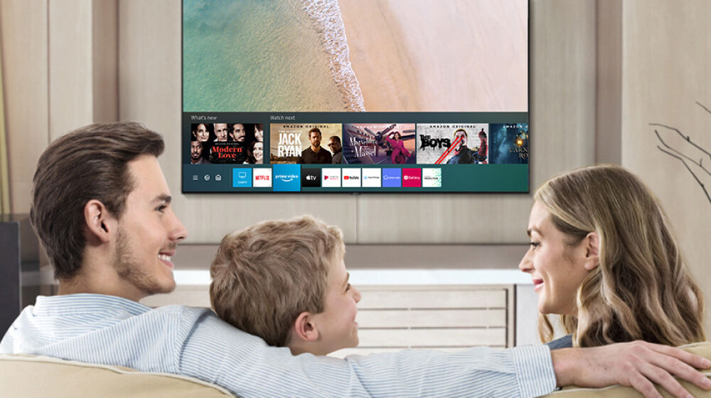 smart tivi samsung 4k 85 inch ua85bu8000 - tizen os 6.0