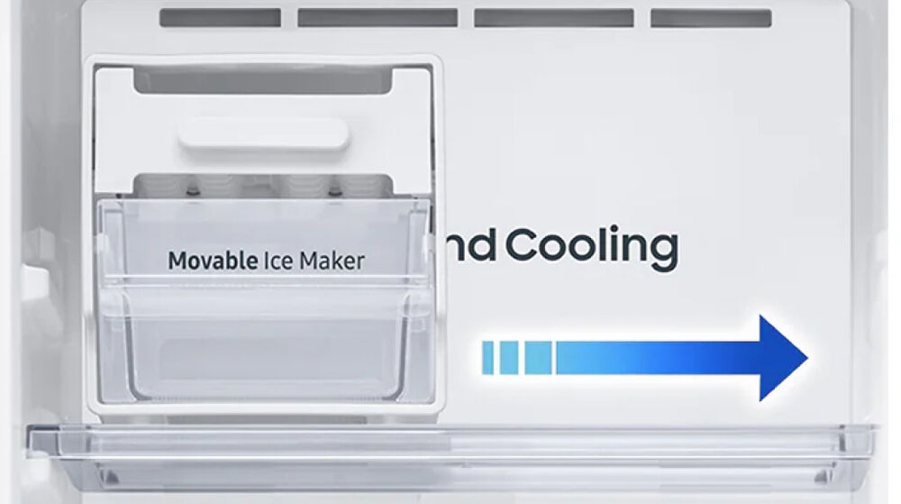 tủ lạnh samsung inverter 345 lít rt35cg5544b1sv - tiện ích