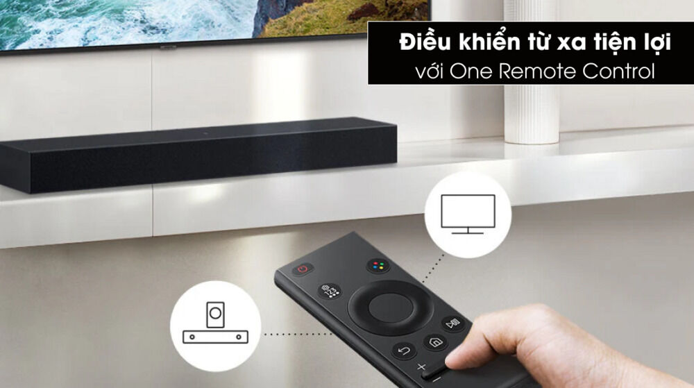 loa thanh samsung hw-c400/xv - điều khiển