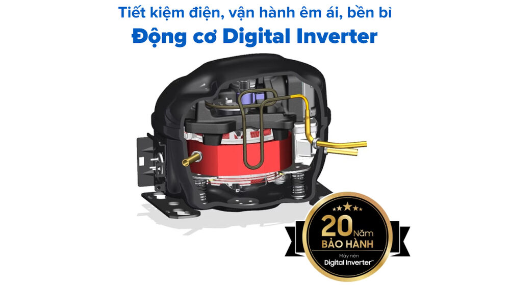 tủ lạnh samsung inverter 305 lít rt31cg5424b1sv - công nghệ tiết kiệm điện