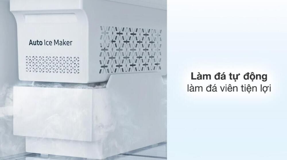 làm đá tự động tủ lạnh samsung inverter 382 lít rt38cb6784c3sv