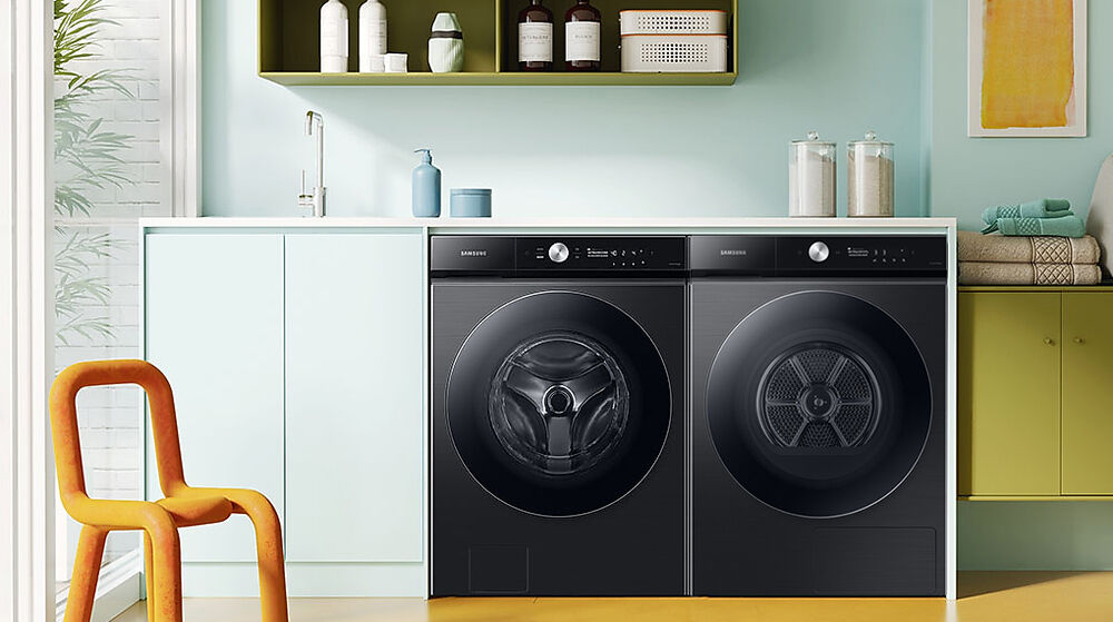 máy sấy bơm nhiệt samsung bespoke ai 17 kg dv17b9750cv/sv