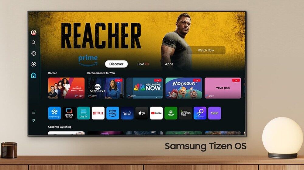 smart tivi samsung 4k 65 inch ua65du8000 - hệ điều hành