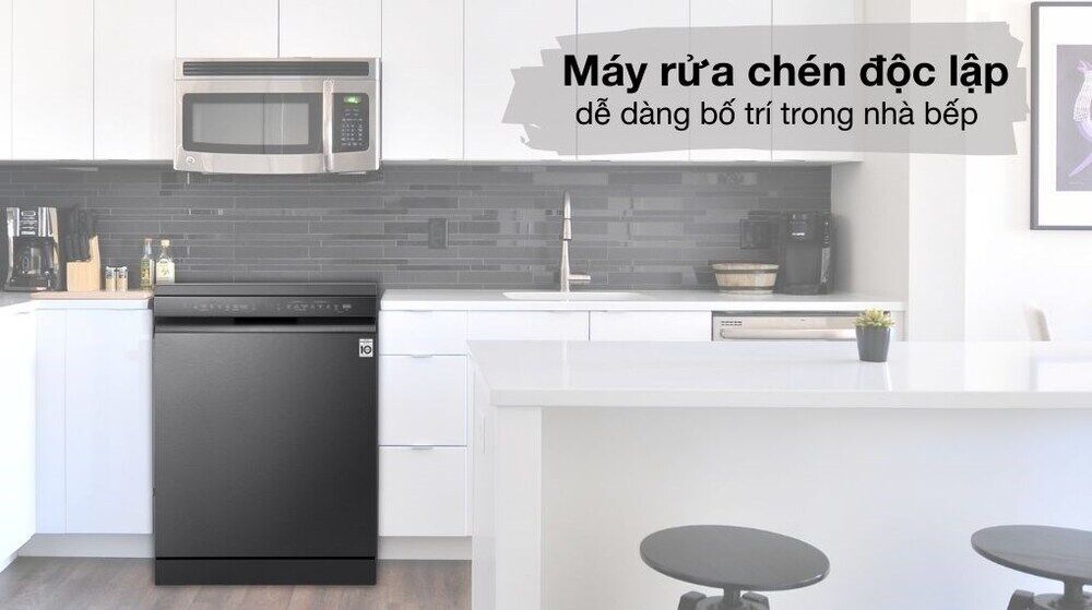 máy rửa bát độc lập lg ldt14bla4