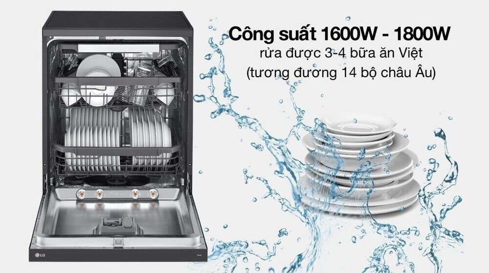 máy rửa bát độc lập lg ldt14bla4