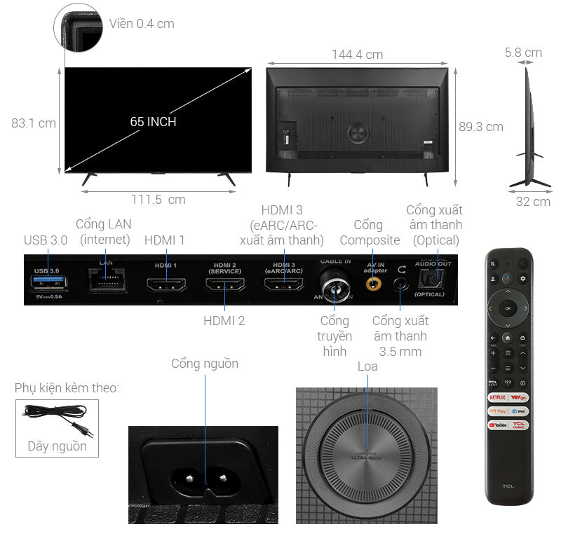 google tv tcl 4k 65 inch 65p79b pro