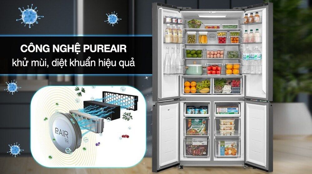Tủ lạnh Toshiba Inverter 515 lít GR-RF677WI-PGV(22)-XK - Công nghệ kháng khuẩn khử mùi tủ lạnh toshiba inverter 515 lít gr-rf677wi-pgv(22)-xk - công nghệ kháng khuẩn khử mùi