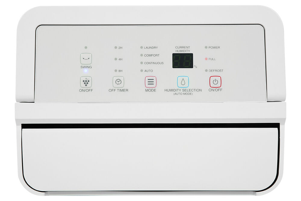 máy hút ẩm sharp dw-d12a-w - bảng điều khiển