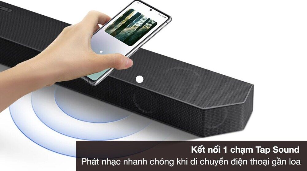 loa thanh samsung hw-q990d/xv 656w-kết nối 1 chạm tap sound phát nhạc nhanh chóng