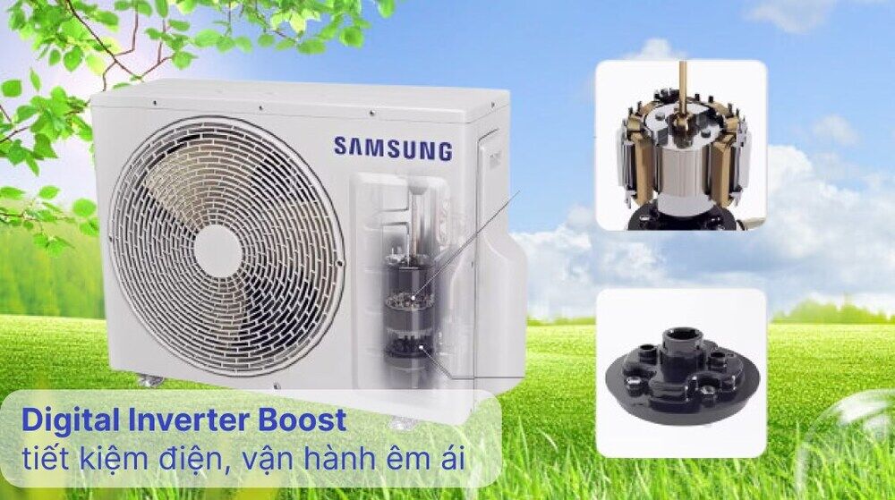 Điều hòa Samsung Inverter 9000 BTU AR10DYHZAWKNSV - Công nghệ tiết kiệm điện điều hòa samsung inverter 9000 btu ar10dyhzawknsv