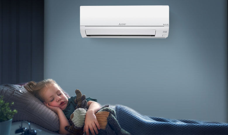 vận hành êm ái - điều hòa mitsubishi electric 1 chiều 9212 btu ms-js25vf