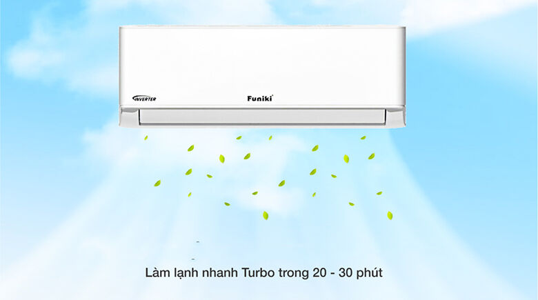 chế độ turbo - điều hoà funiki 1 chiều inverter 18000 btu hic18tmu