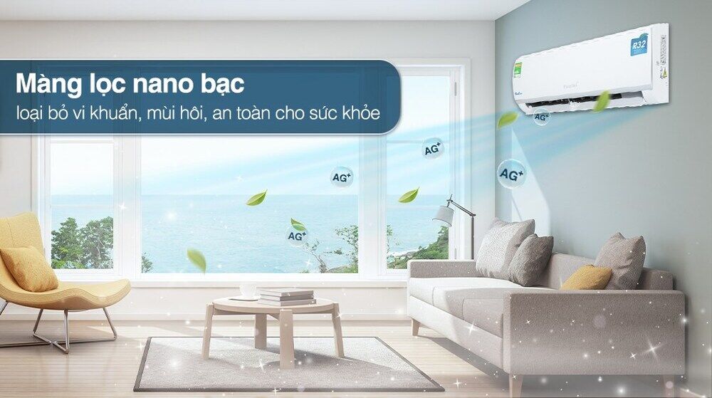 Máy lạnh Funiki Inverter 1 HP HIC09TMU.ST3 - Khả năng lọc không khí máy lạnh funiki inverter 1 hp hic09tmu.st3 - khả năng lọc không khí