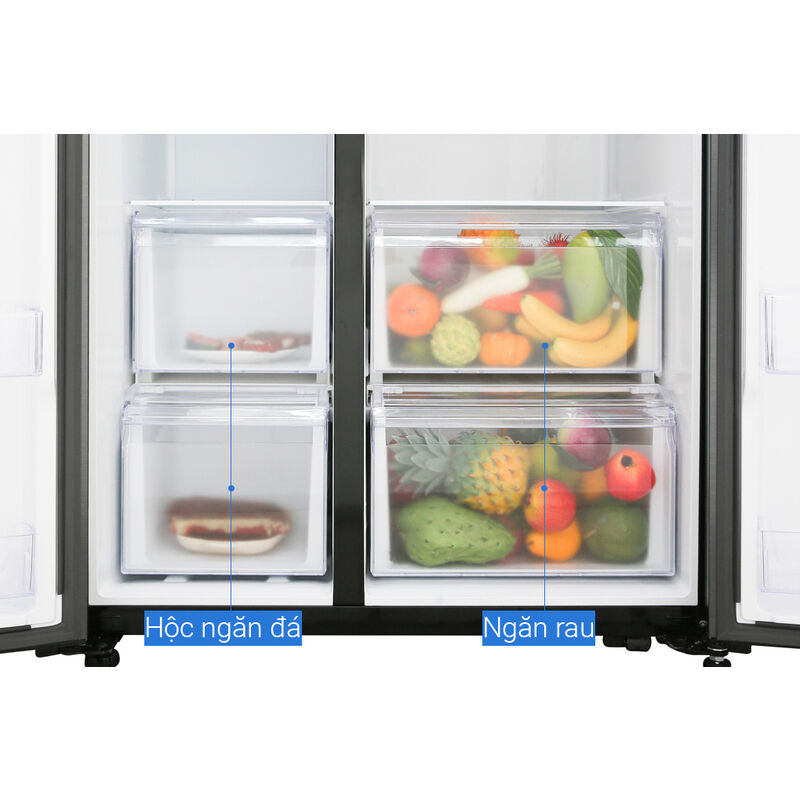 Tủ lạnh Samsung Inverter 655 lít Side By Side RS62R5001B4/SV (2 cánh)