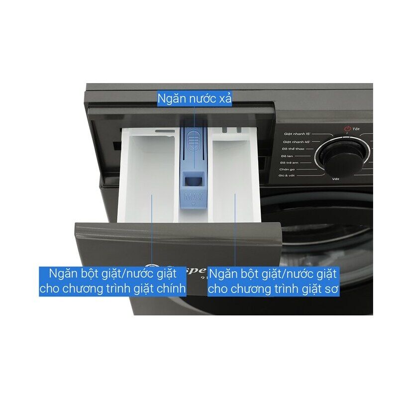 Máy giặt Casper Inverter 8 kg WF-8VG1