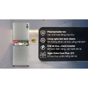Tủ lạnh Sharp Inverter 330 lít SJ-XP352AE-SL
