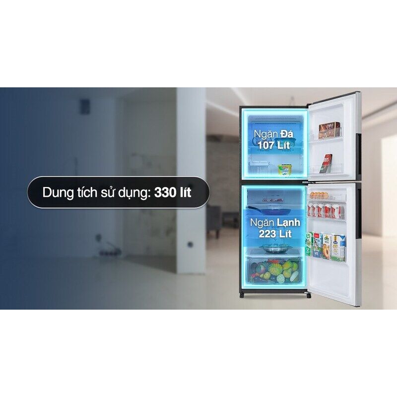 Tủ lạnh Sharp Inverter 330 lít SJ-XP352AE-SL