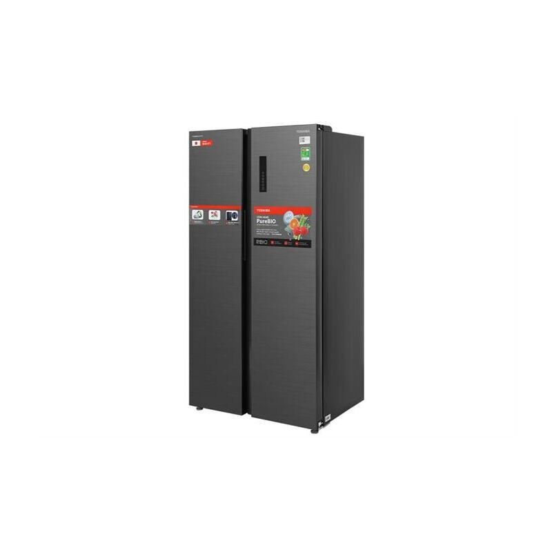 Tủ lạnh Toshiba Inverter 555 lít Side By Side GR-RS696WI-PMV(60)-AG