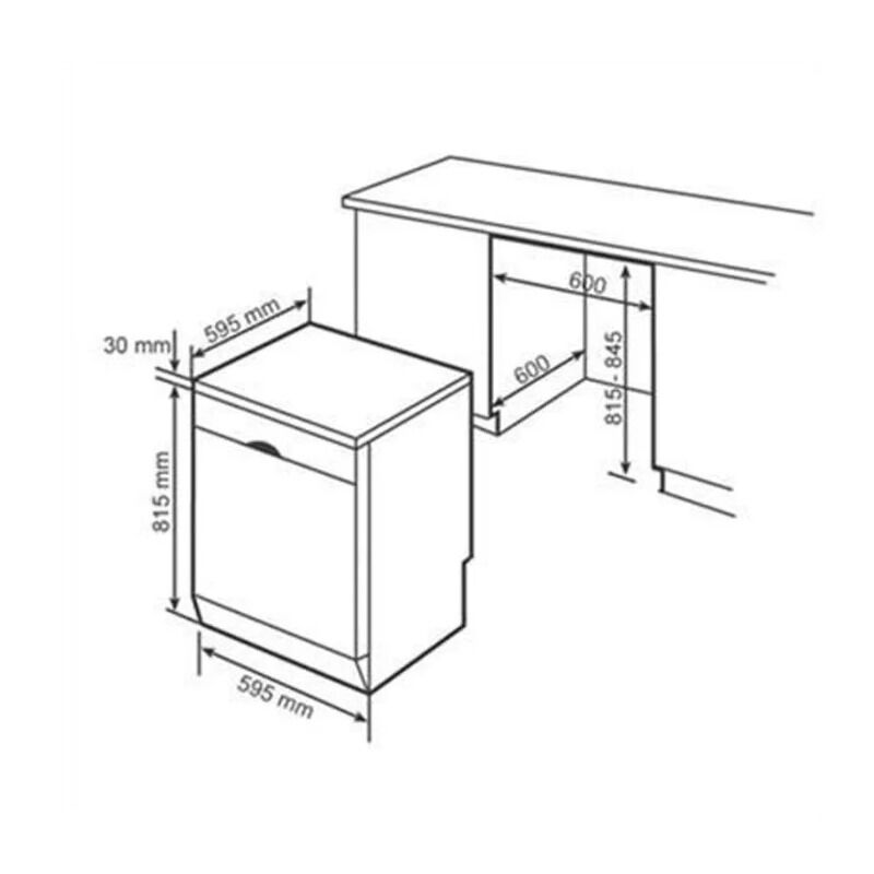 Máy rửa chén độc lập Bosch SMS6ZCI49E